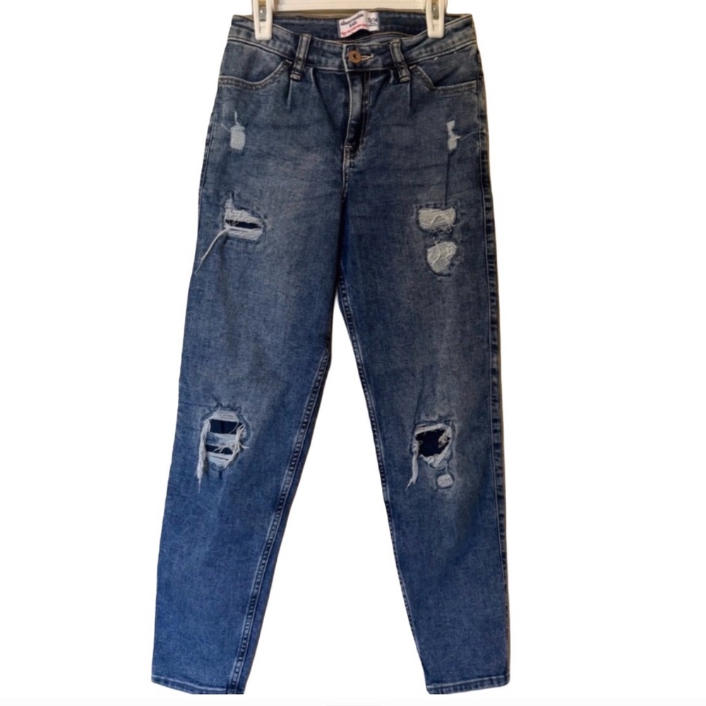 Abercrombie Kids Girls High-Rise Mini Mom Jean 13/14